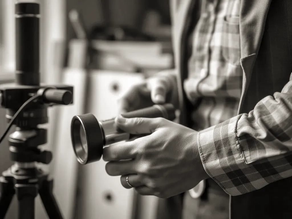 Equipment used for householder planning application, photographed close up